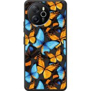 Прозорий чохол BoxFace Blackview Shark 8 Butterfly Morpho