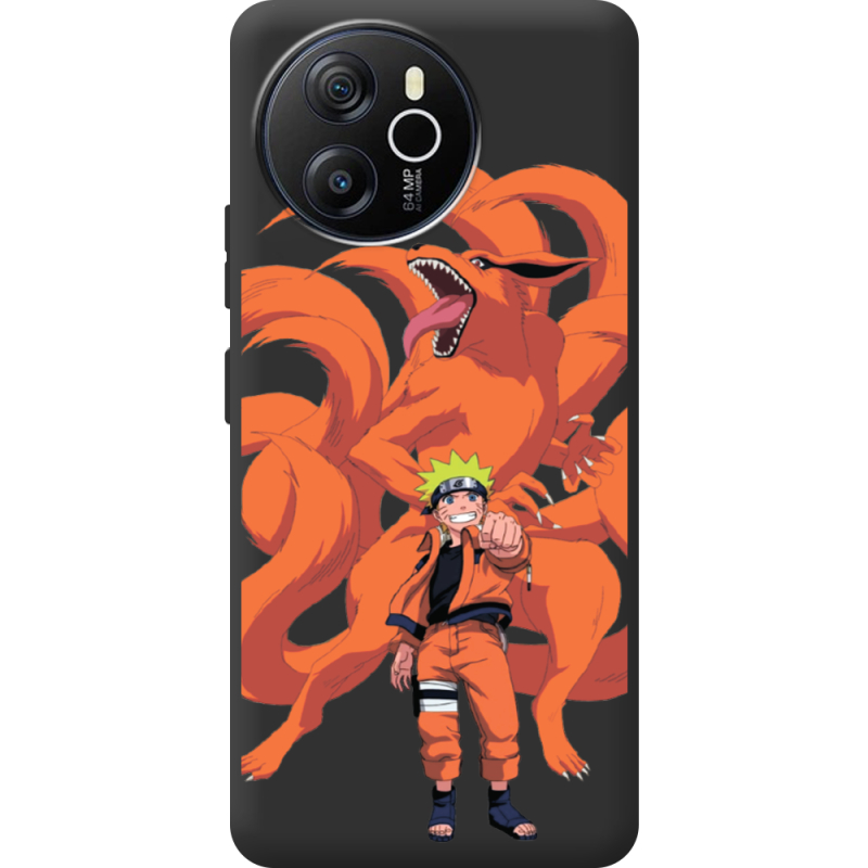 Прозорий чохол BoxFace Blackview Shark 8 Naruto and Kurama
