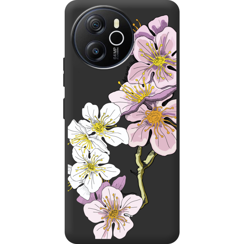 Прозорий чохол BoxFace Blackview Shark 8 Cherry Blossom