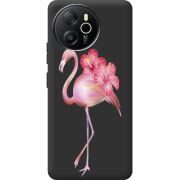 Прозорий чохол BoxFace Blackview Shark 8 Floral Flamingo