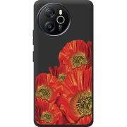 Прозорий чохол BoxFace Blackview Shark 8 Red Poppies