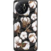 Прозорий чохол BoxFace Blackview Shark 8 Cotton flowers