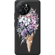 Чохол зі стразами Blackview Shark 8 Ice Cream Flowers