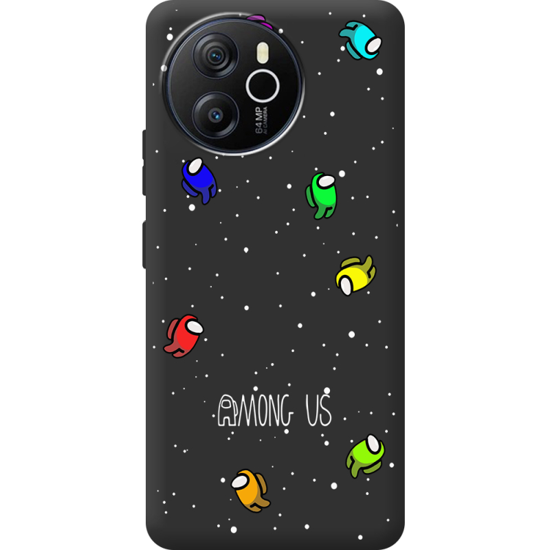 Чорний чохол BoxFace Blackview Shark 8 Among Us Invisible