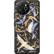 Чорний чохол BoxFace Blackview Shark 8 Ластівки