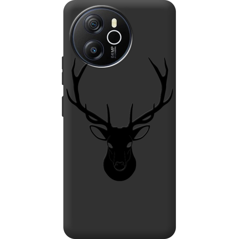 Чорний чохол BoxFace Blackview Shark 8 Deer