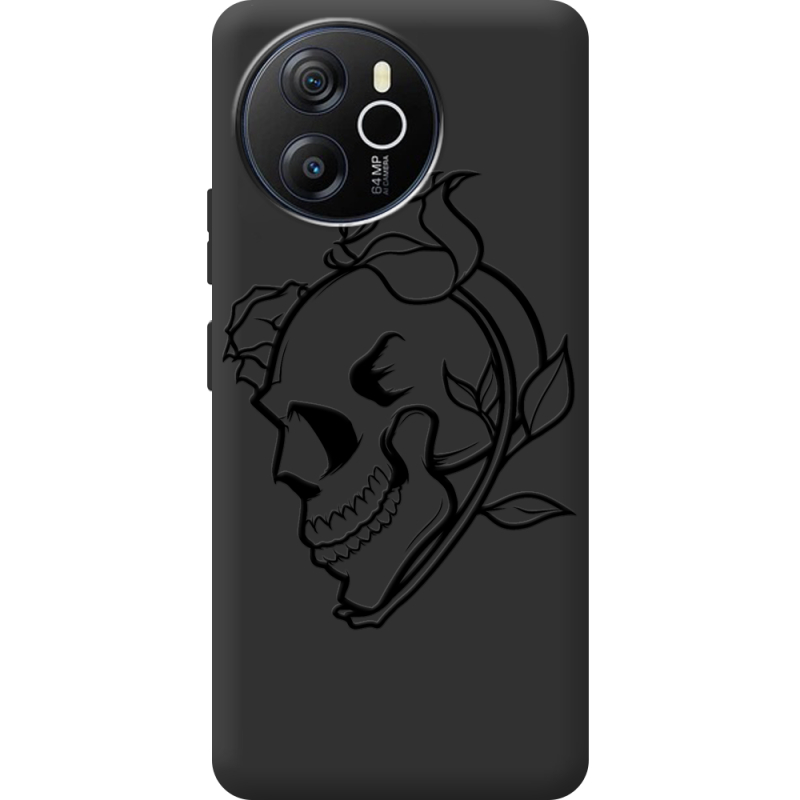 Чорний чохол BoxFace Blackview Shark 8 Skull and Roses
