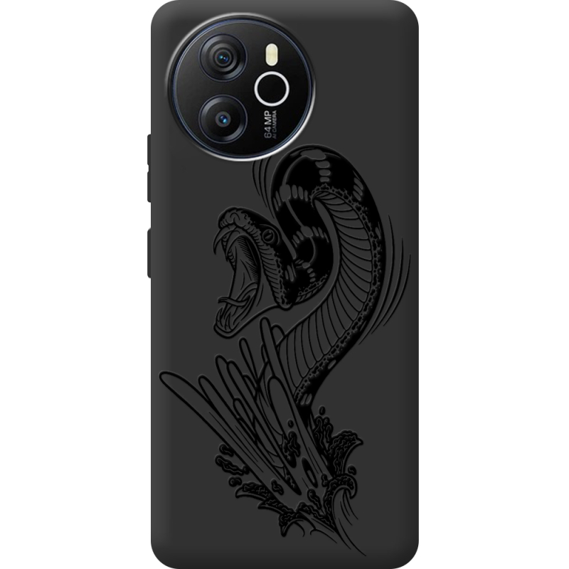 Чорний чохол BoxFace Blackview Shark 8 Snake