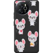 Прозорий чохол BoxFace Blackview Oscal Tiger 12 с 3D-глазками Mouse