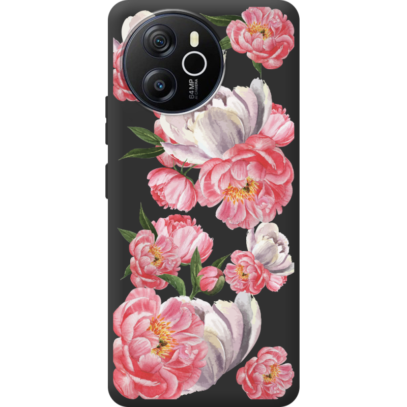Прозорий чохол BoxFace Blackview Oscal Tiger 12 Peony Watercolor Style