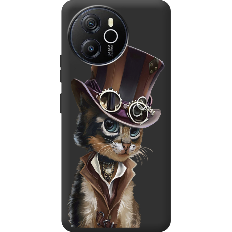 Прозорий чохол BoxFace Blackview Oscal Tiger 12 Steampunk Cat