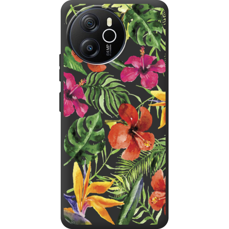 Прозорий чохол BoxFace Blackview Oscal Tiger 12 Tropical Flowers