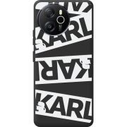 Чорний чохол BoxFace Blackview Oscal Tiger 12 White Karl