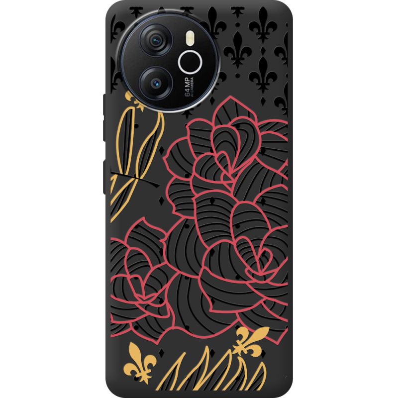 Чорний чохол BoxFace Blackview Oscal Tiger 12 FranceFlowers