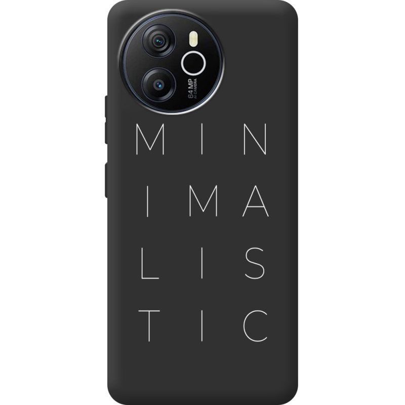 Чорний чохол BoxFace Blackview Oscal Tiger 12 Minimalistic