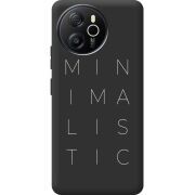 Чорний чохол BoxFace Blackview Oscal Tiger 12 Minimalistic