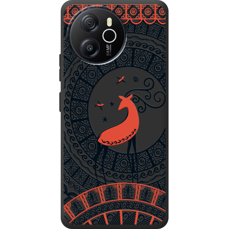 Чорний чохол BoxFace Blackview Oscal Tiger 12 Ornament