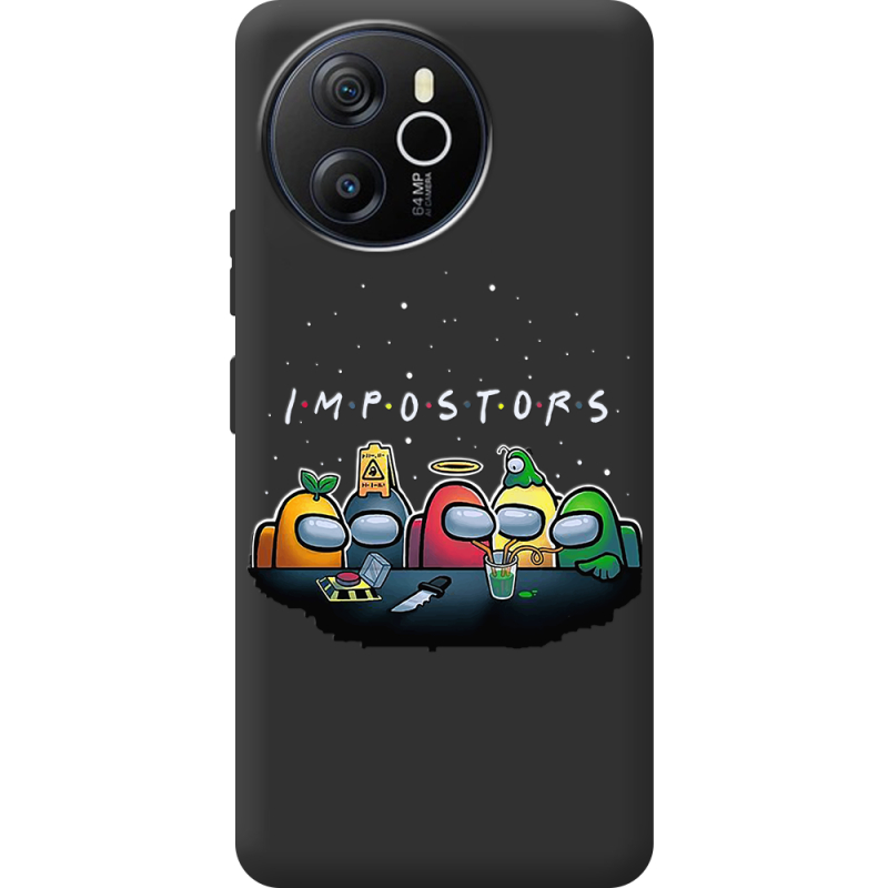 Чорний чохол BoxFace Blackview Oscal Tiger 12 Among Us Impostors