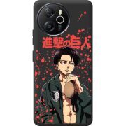 Чорний чохол BoxFace Blackview Oscal Tiger 12 Атака Титанов Леви