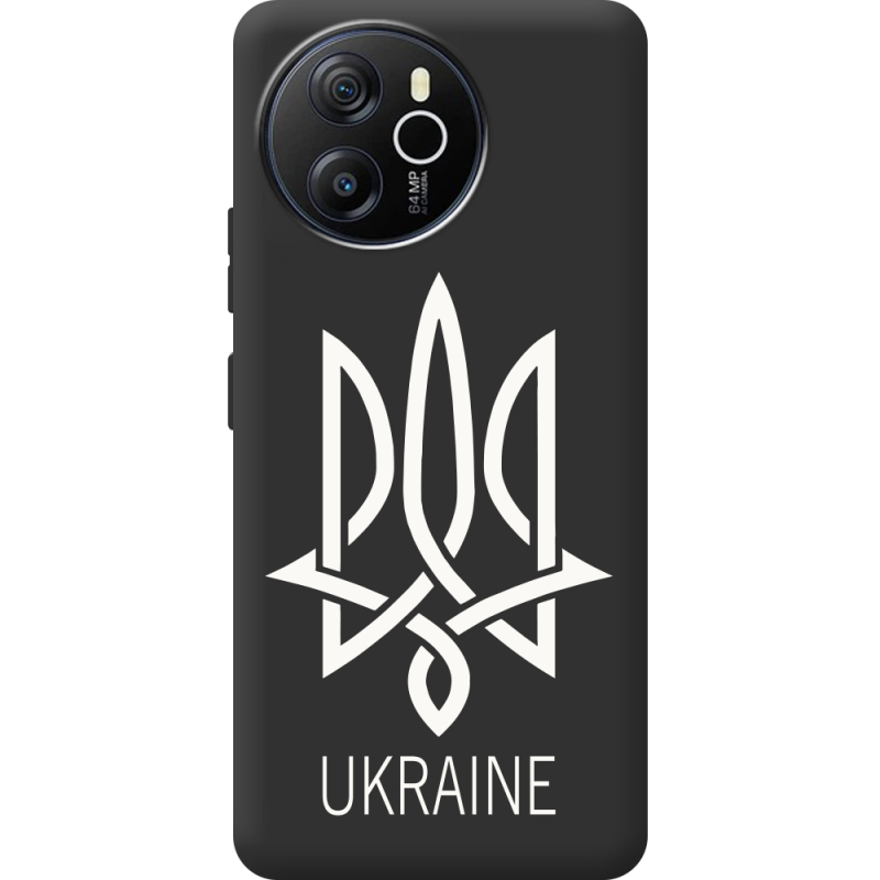 Чорний чохол BoxFace Blackview Oscal Tiger 12 Тризуб монограмма ukraine