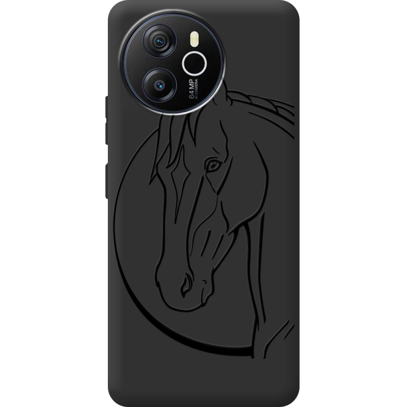 Чорний чохол BoxFace Blackview Oscal Tiger 12 Horse