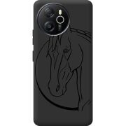 Чорний чохол BoxFace Blackview Oscal Tiger 12 Horse