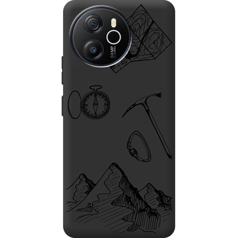 Чорний чохол BoxFace Blackview Oscal Tiger 12 Mountains