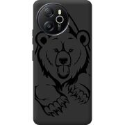Чорний чохол BoxFace Blackview Oscal Tiger 12 Grizzly Bear