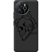 Чорний чохол BoxFace Blackview Oscal Tiger 12 Skull and Roses