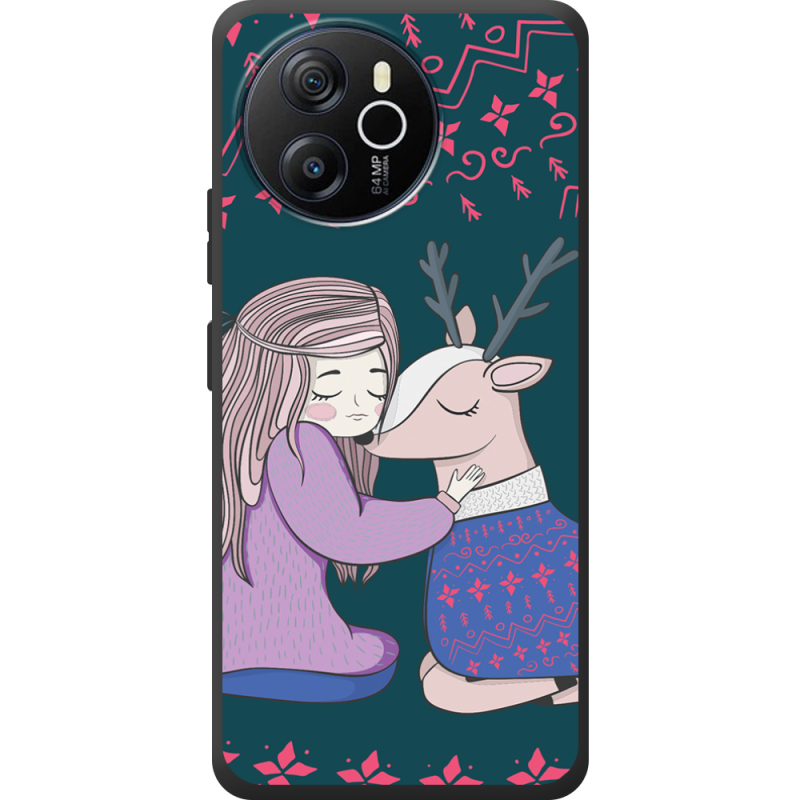 Чохол BoxFace Blackview Oscal Tiger 12 Girl and deer