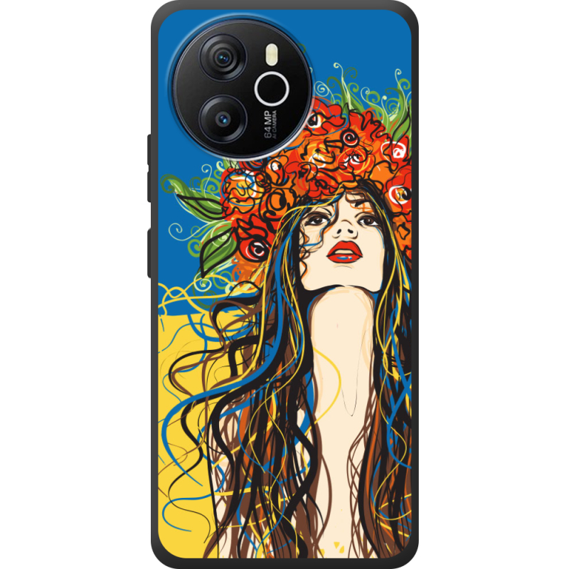 Чохол BoxFace Blackview Oscal Tiger 12 Ukraine Girl