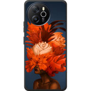 Чохол BoxFace Blackview Oscal Tiger 12 Exquisite Orange Flowers