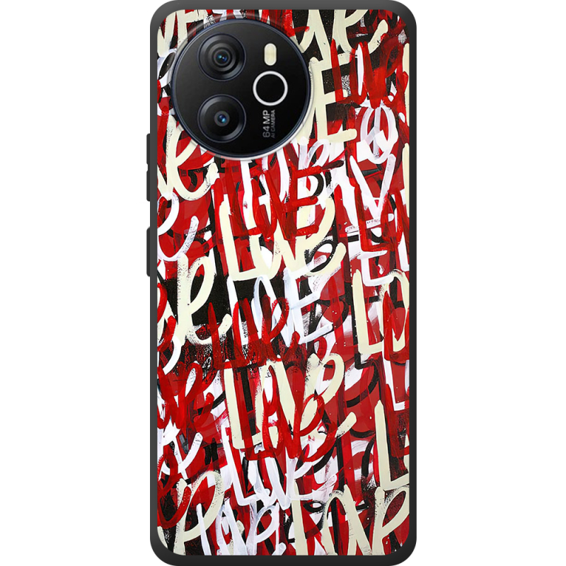 Чохол BoxFace Blackview Oscal Tiger 12 Love Graffiti