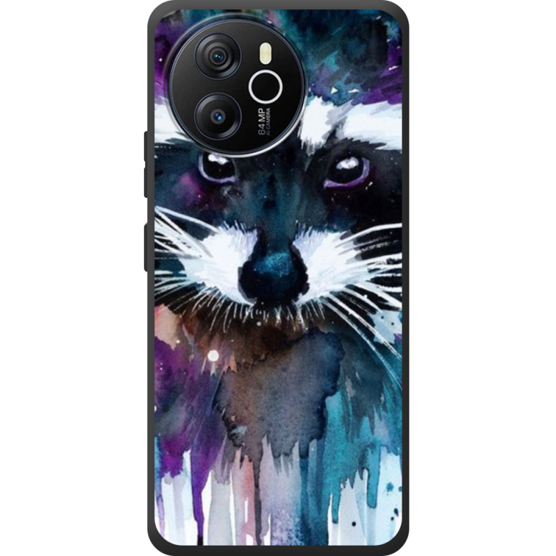 Чохол BoxFace Blackview Oscal Tiger 12 Акварельный енот