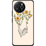Чохол BoxFace Blackview Oscal Tiger 12 Flower Hands