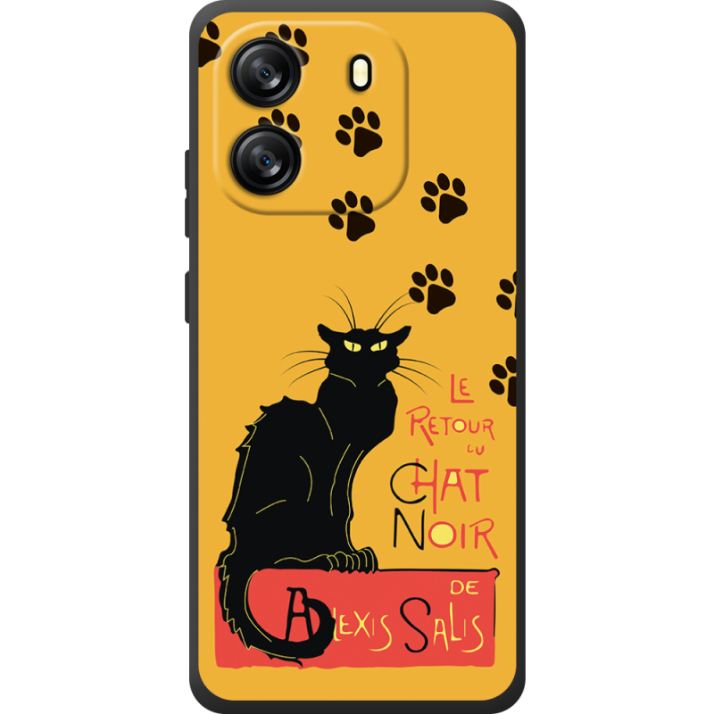 Чохол BoxFace Blackview Oscal Flat 1C Noir Cat