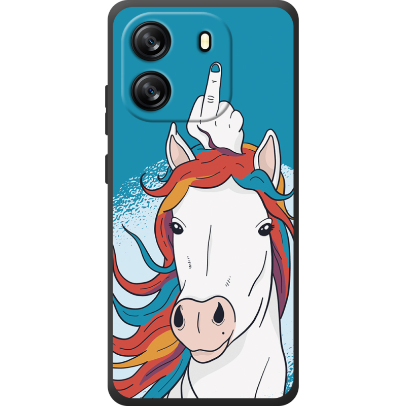 Чохол BoxFace Blackview Oscal Flat 1C Fuck Unicorn