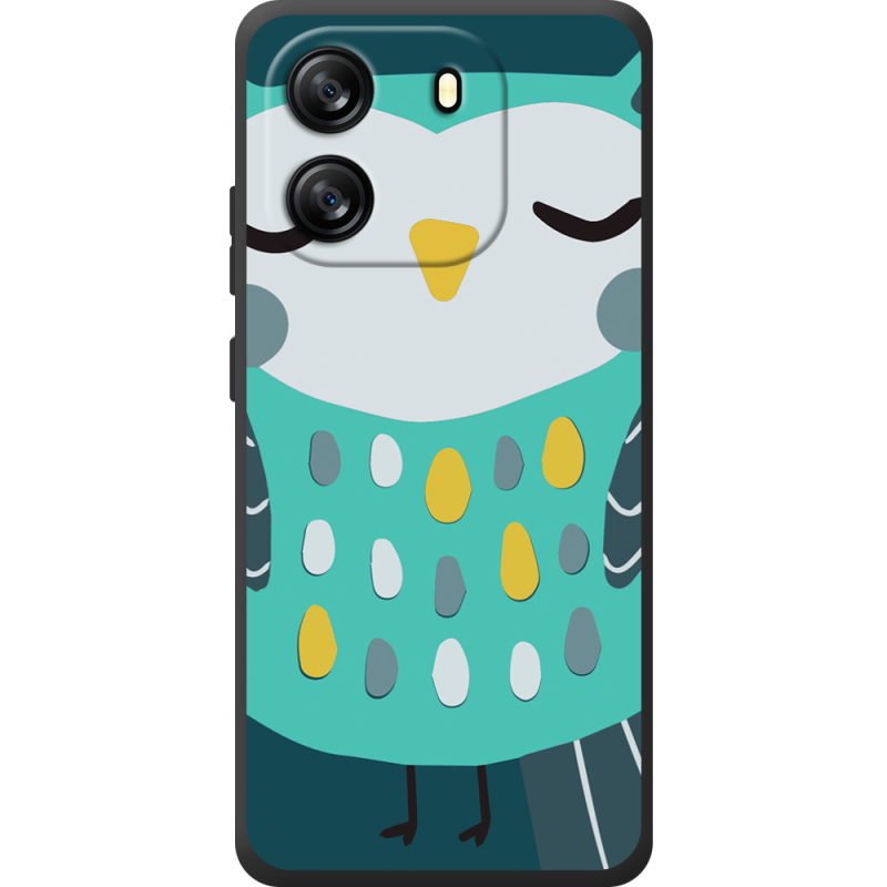 Чохол BoxFace Blackview Oscal Flat 1C Green Owl