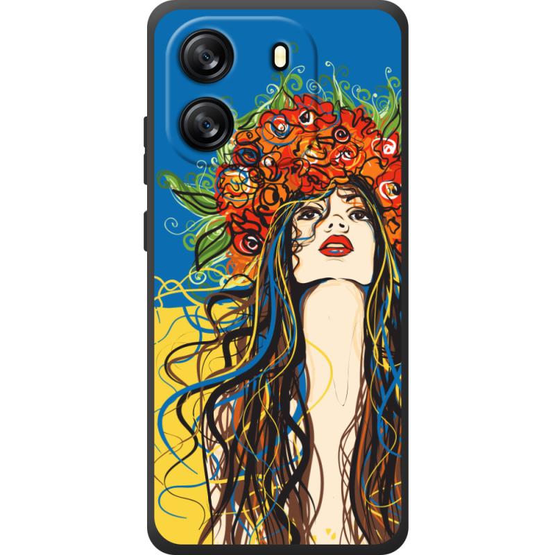 Чохол BoxFace Blackview Oscal Flat 1C Ukraine Girl