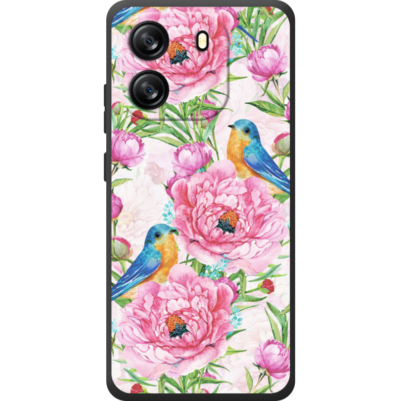 Чохол BoxFace Blackview Oscal Flat 1C Birds and Flowers