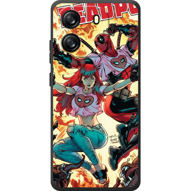 Чохол BoxFace Blackview Oscal Flat 1C Deadpool and Mary Jane