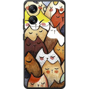 Чохол BoxFace Blackview Oscal Flat 1C Sleepy Cats