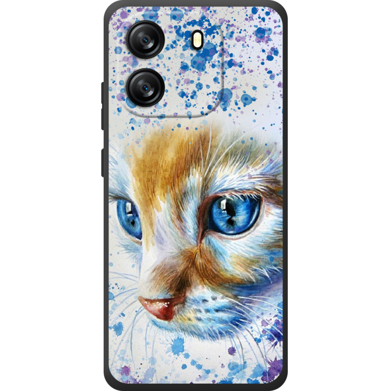 Чохол BoxFace Blackview Oscal Flat 1C Голубоглазый Кот