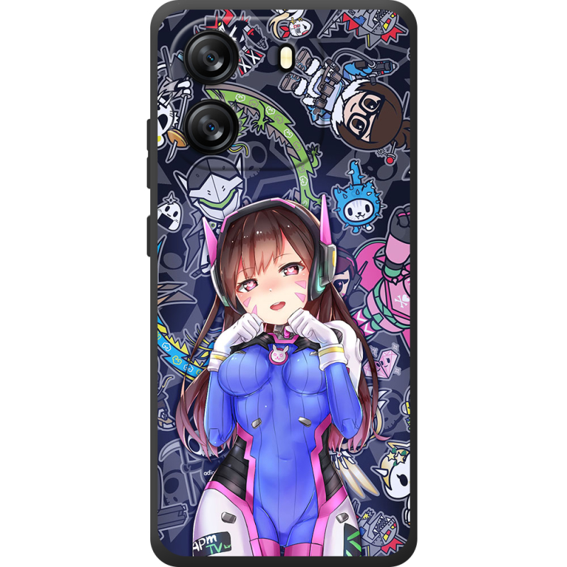 Чохол BoxFace Blackview Oscal Flat 1C Overwatch D.VA