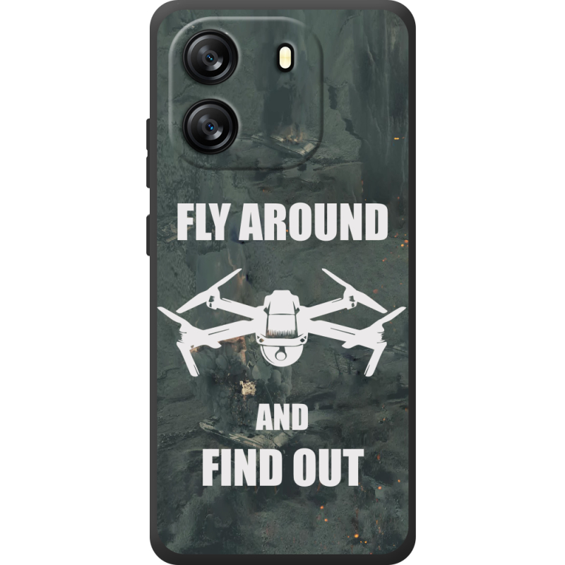 Чохол BoxFace Blackview Oscal Flat 1C Дрон Fly Around