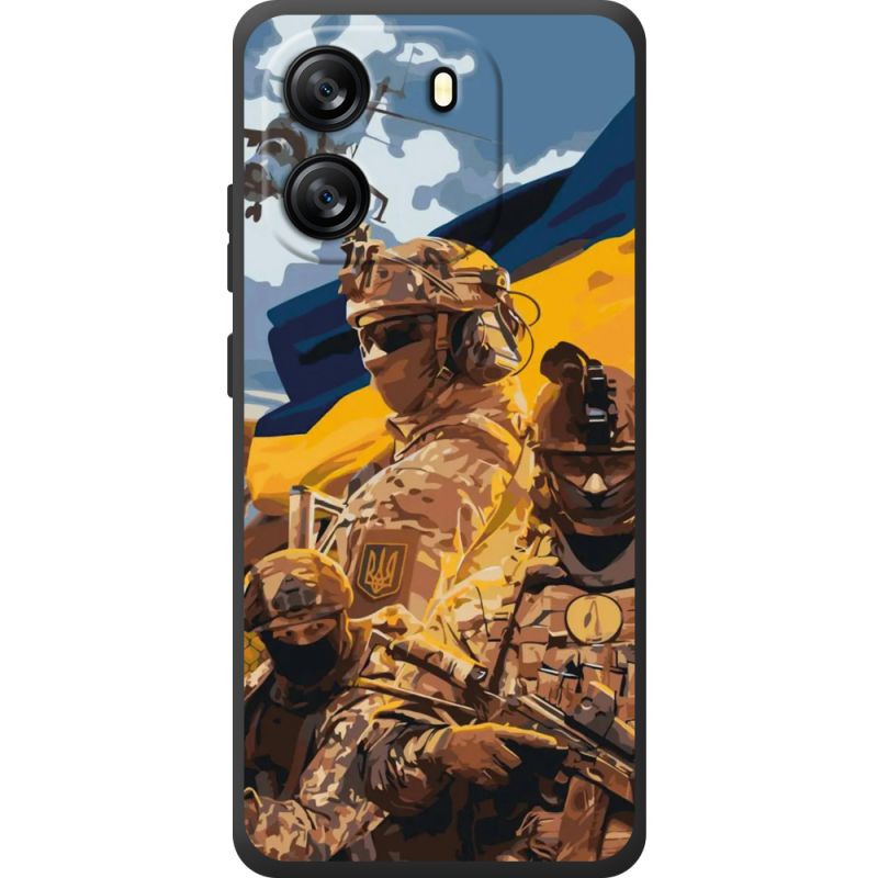 Чохол BoxFace Blackview Oscal Flat 1C Воїни ЗСУ