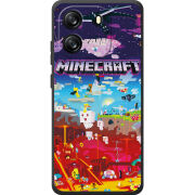 Чохол BoxFace Blackview Oscal Flat 1C Minecraft World Beyond