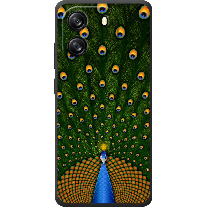 Чохол BoxFace Blackview Oscal Flat 1C Peacocks Tail