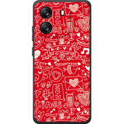 Чохол BoxFace Blackview Oscal Flat 1C Happy Valentines