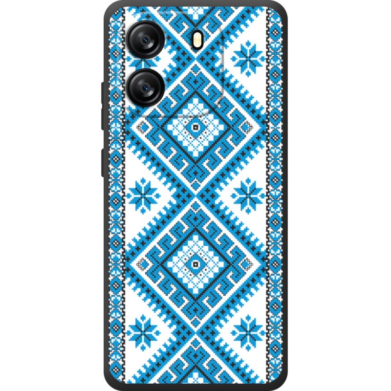 Чохол BoxFace Blackview Oscal Flat 1C Блакитний Орнамент